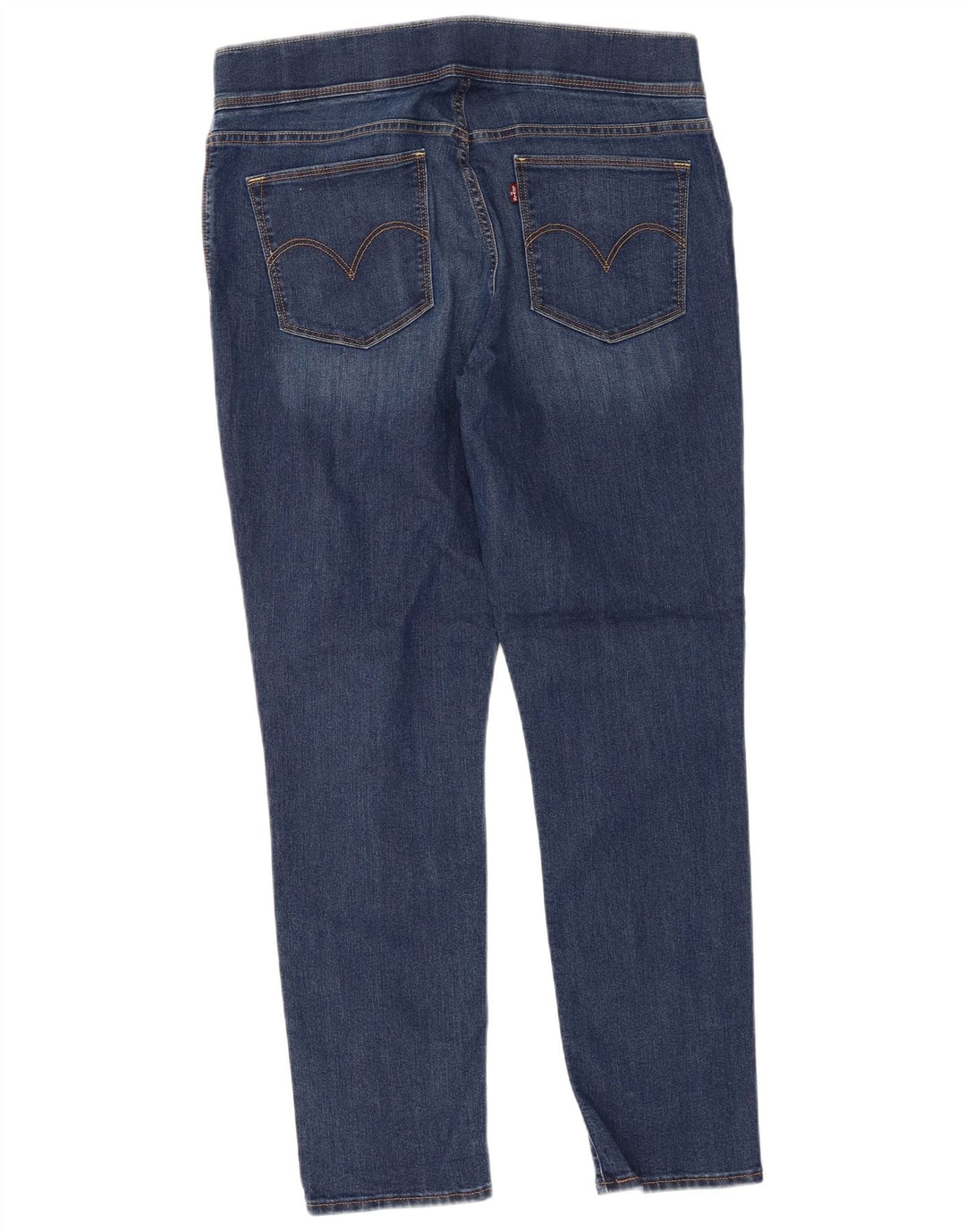 Damskie dżinsy rurki LEVI'S US 14 XL W32 L29 Niebieskie bawełniane