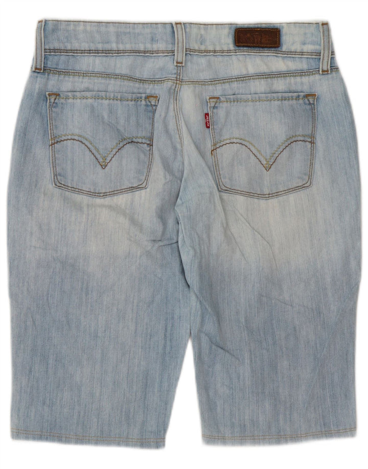 Damskie spodenki jeansowe Levi's 571 Slim Fit W31 Średnioniebieskie bawełniane
