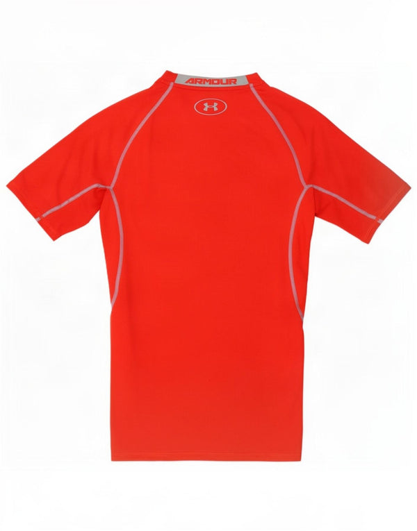 Męski t-shirt kompresyjny Under Armour, mały, czerwony