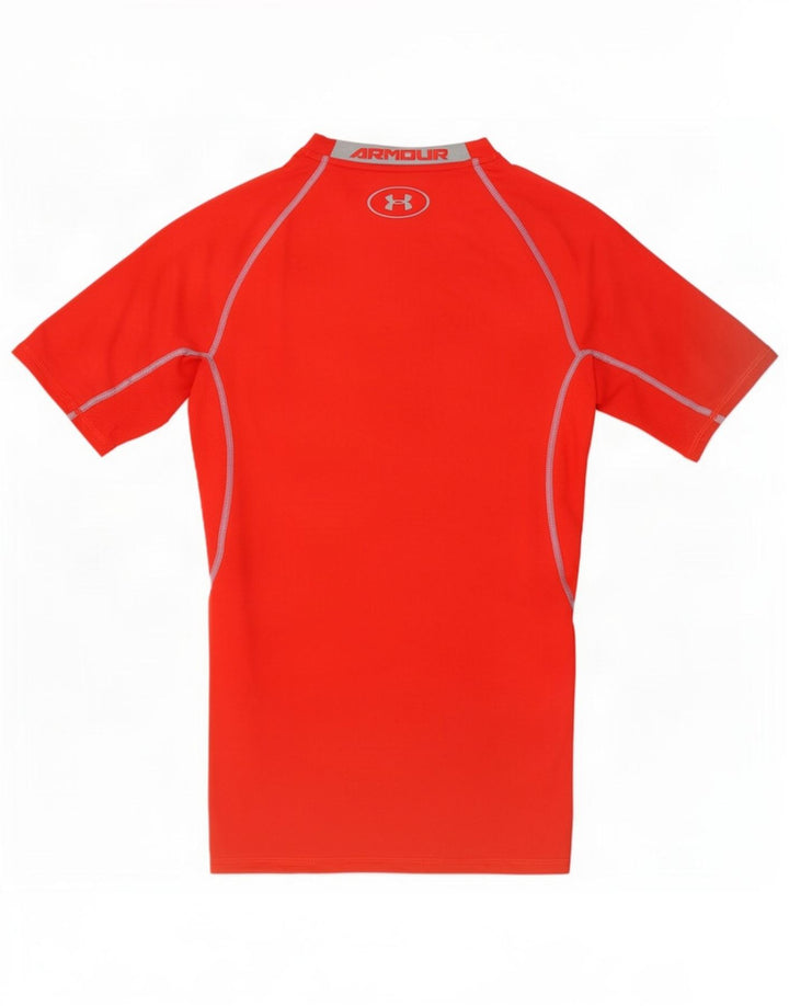 Męski t-shirt kompresyjny Under Armour, mały, czerwony