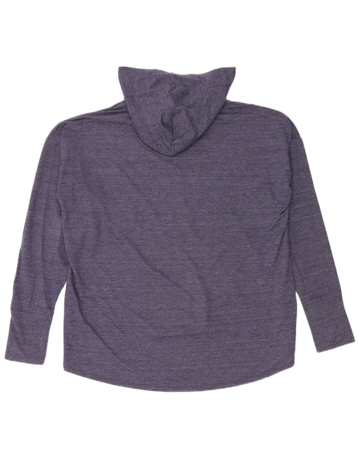 Damski top z grafiką CALVIN KLEIN JEANS z długim rękawem, UK 16, duży, granatowy