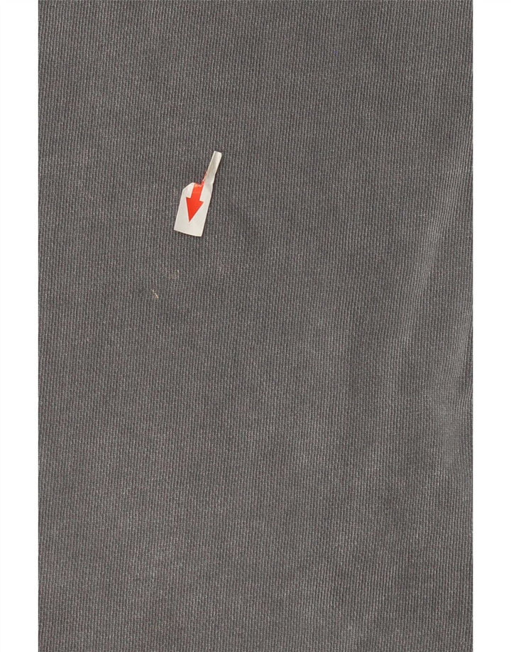 T-shirt męski Zara Top, średnioszary, bawełniany