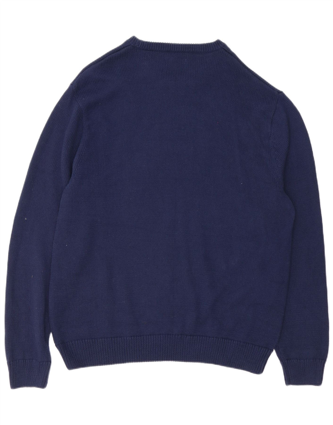 Męski sweter z wycięciem pod szyją Chaps XL, granatowy, bawełniany