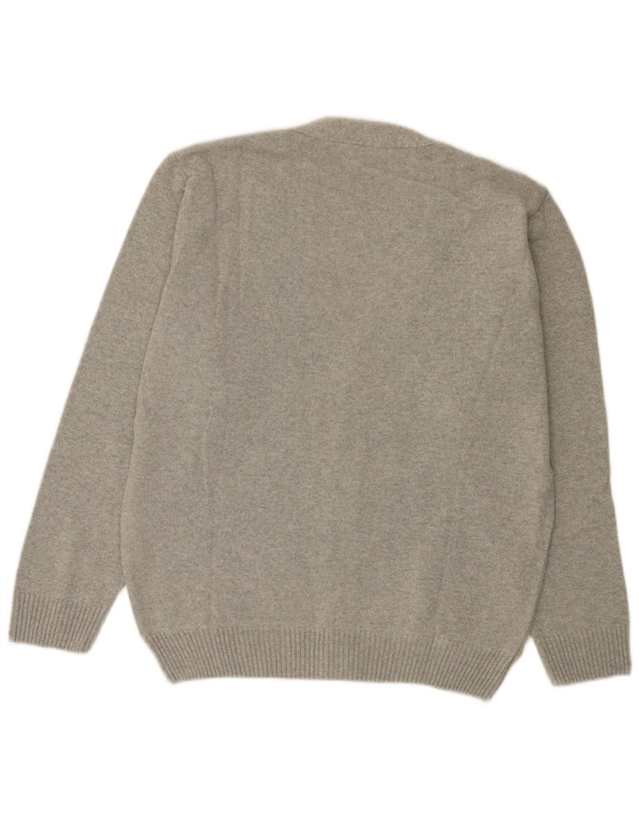 Sweter męski Roger Kent IT 52 Large Szary Argyle/Diament