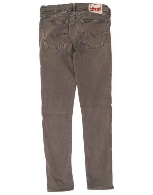Męskie jeansy Levi's Skinny W32 L34 Szara bawełna