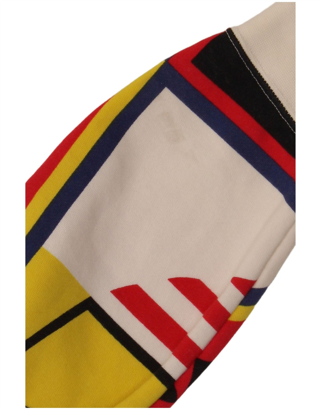 Męska bluza z kapturem Adidas z grafiką, duża, wielobarwna, bawełniana z blokami kolorów