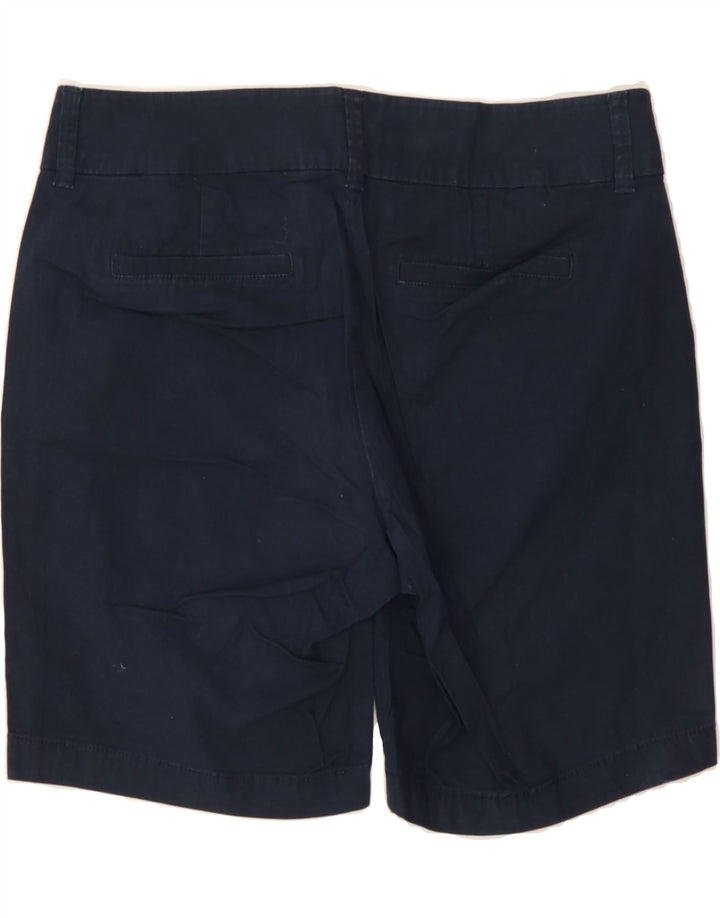 J. CREW Womens Chino Shorts US 8 Medium W32  Navy Blue Cotton Vintage J. Crew and Second-Hand J. Crew from Messina Hembry 