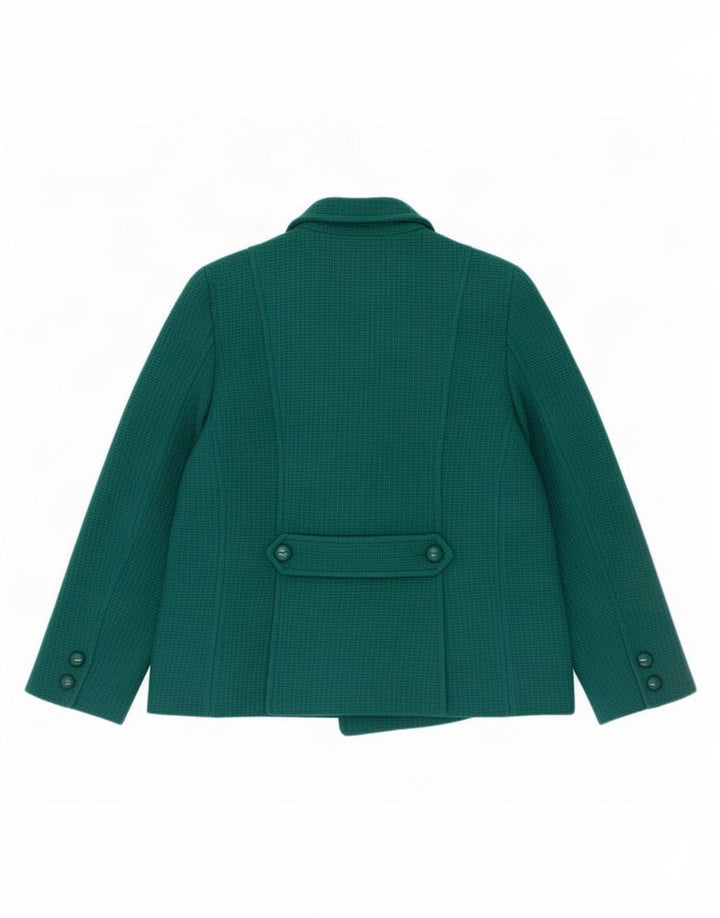 Płaszcz damski Hobbs Pea Coat UK 14, duży, zielony, wełniany