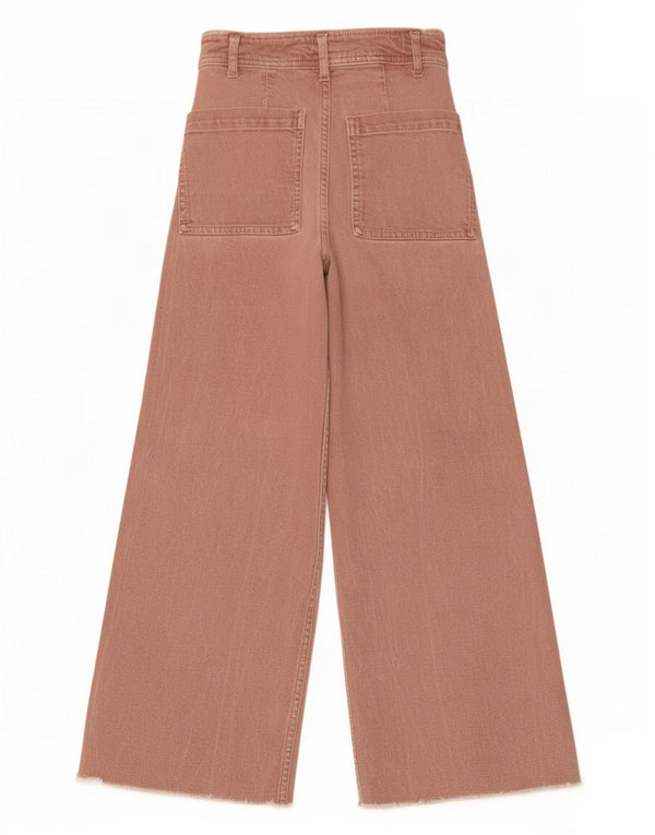 Damskie jeansy z szeroką nogawką Zara EU 32 2XS W22 L24 Różowe