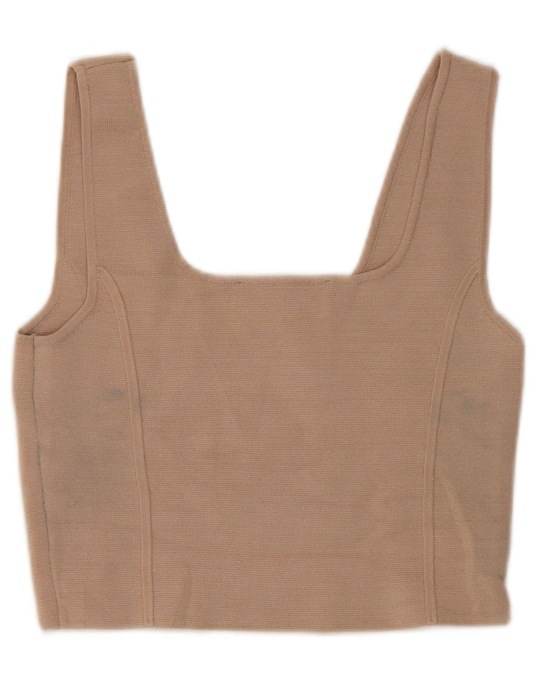 Damski krótki top Zara UK 12, średni beż, nylon