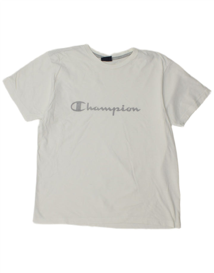 Męski T-shirt Champion z grafiką, duży, biały