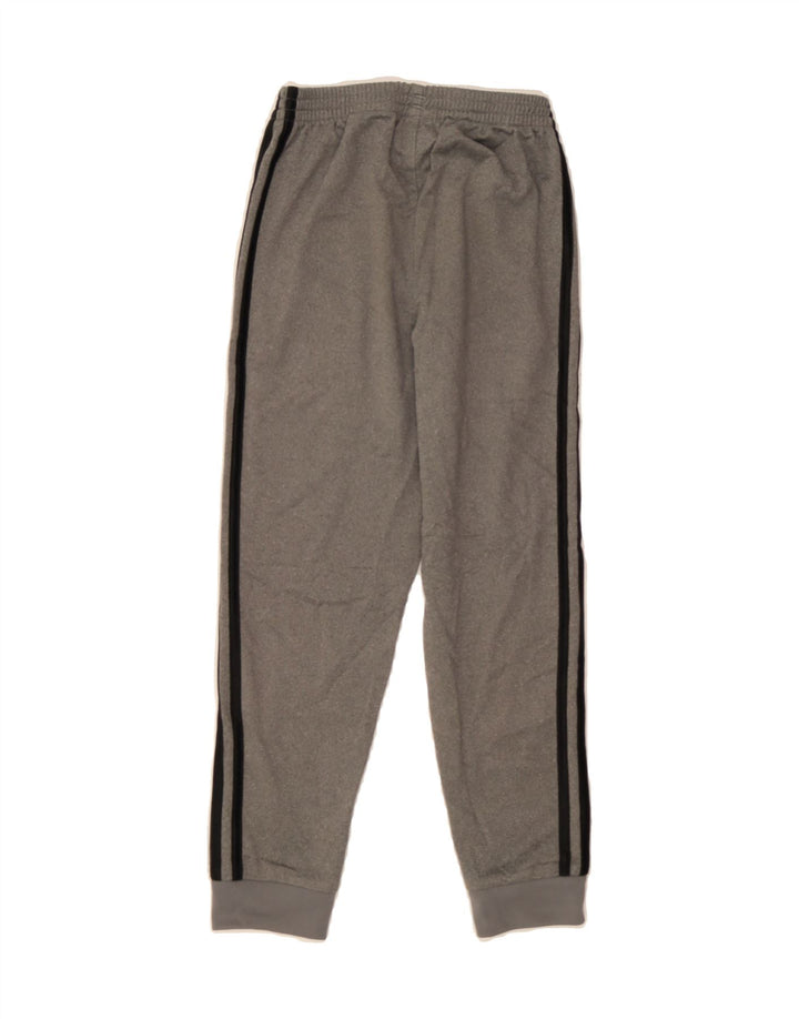 ADIDAS Boys Tracksuit Trousers Joggers 6-7 Years  Grey Polyester Vintage Adidas and Second-Hand Adidas from Messina Hembry 