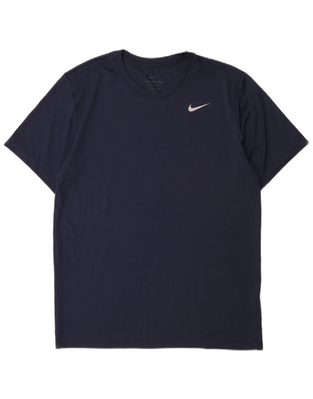 T-shirt męski Nike Dri Fit, średni granatowy poliester