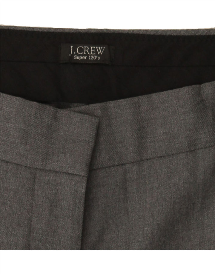 J. CREW Womens Slim Chino Trousers W32 L31 Grey Polyester Vintage J. Crew and Second-Hand J. Crew from Messina Hembry 