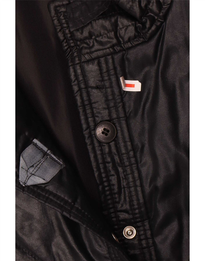 Vintage damski płaszcz oversize IT 50 XL granatowy
