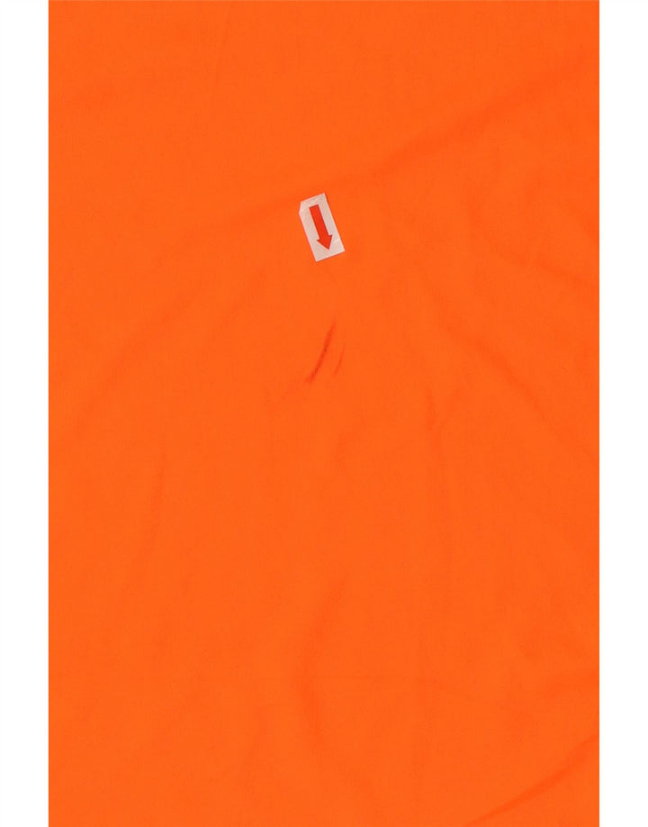 Męski T-shirt ADIDAS Climalite, duży, pomarańczowy, poliester
