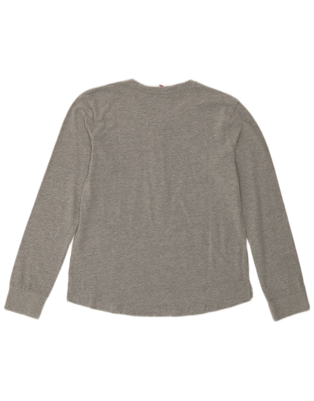 Damski top graficzny Lotto z długim rękawem, UK 10, mały, szary, bawełniany