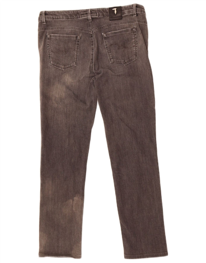 Męskie jeansy slim fit Trussardi W31 L27 szare