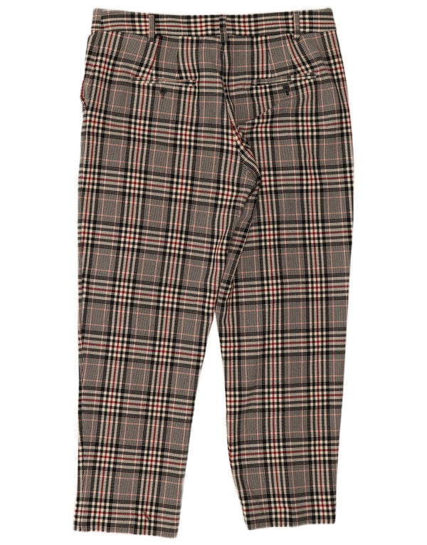 Damskie spodnie garniturowe Marks & Spencer UK 14 duże W34 L26 wielokolorowe