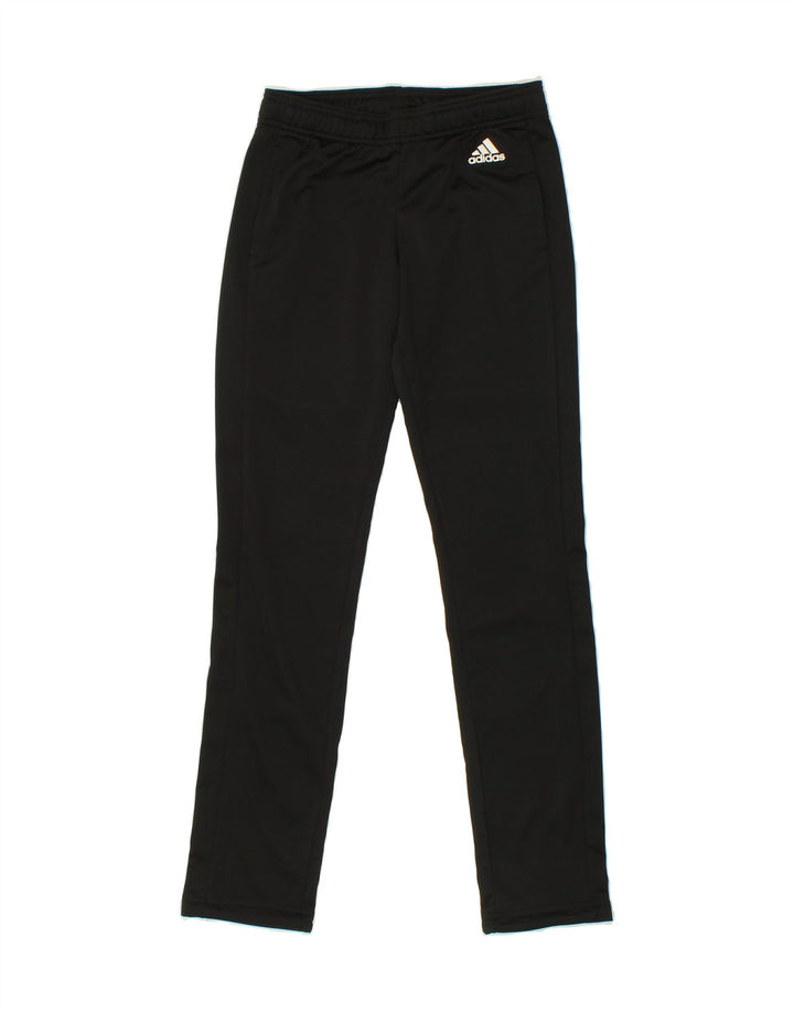 ADIDAS Womens Tracksuit Trousers UK 0/2 2XS Black Polyester Vintage Adidas and Second-Hand Adidas from Messina Hembry 