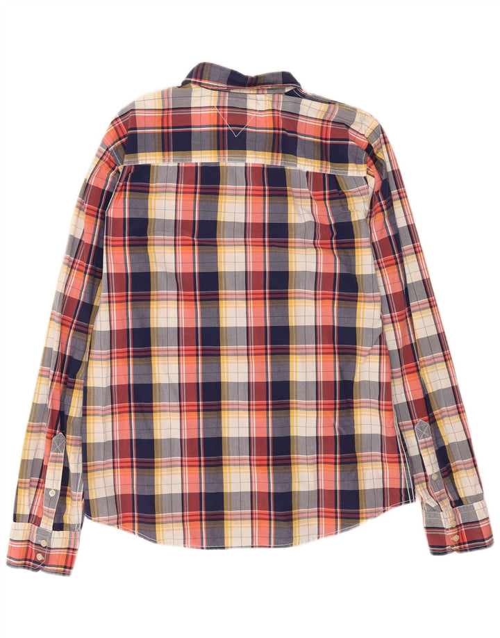 Koszula męska Tommy Hilfiger XL w wielokolorową kratę, bawełniana