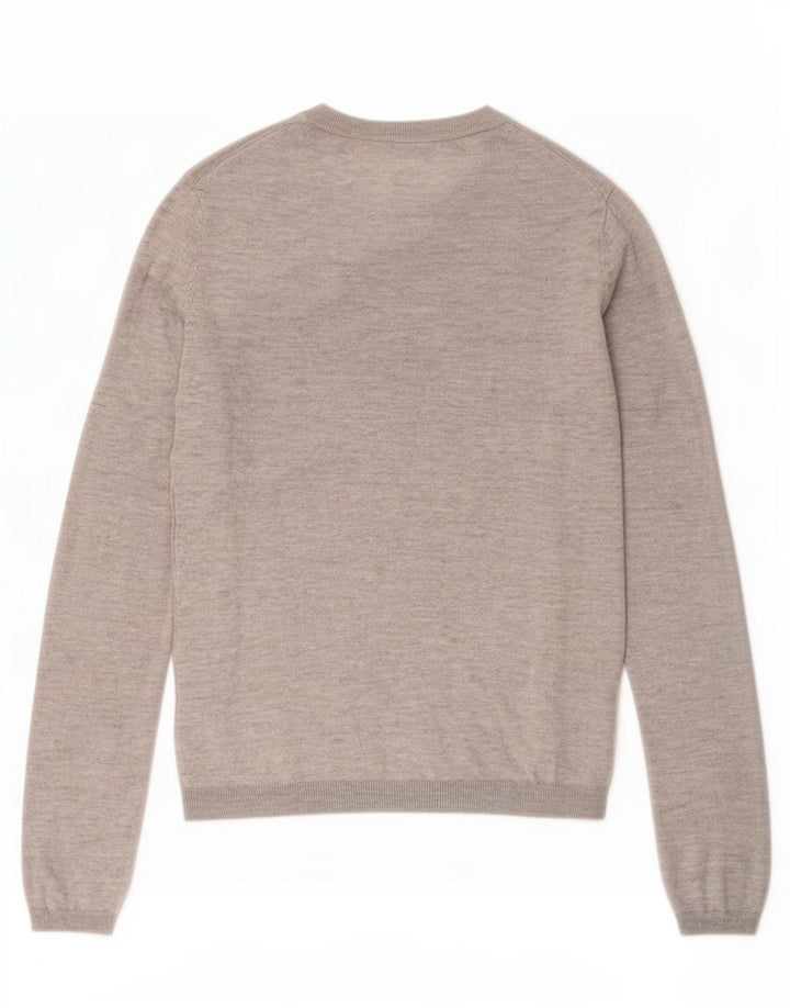 Sweter damski Zara z okrągłym dekoltem UK 14, średni szary