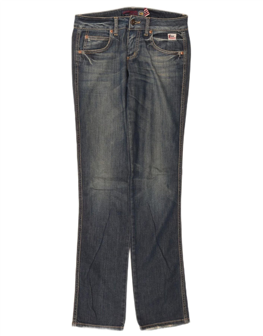 Damskie proste dżinsy Roy Rogers W30 L33 granatowe