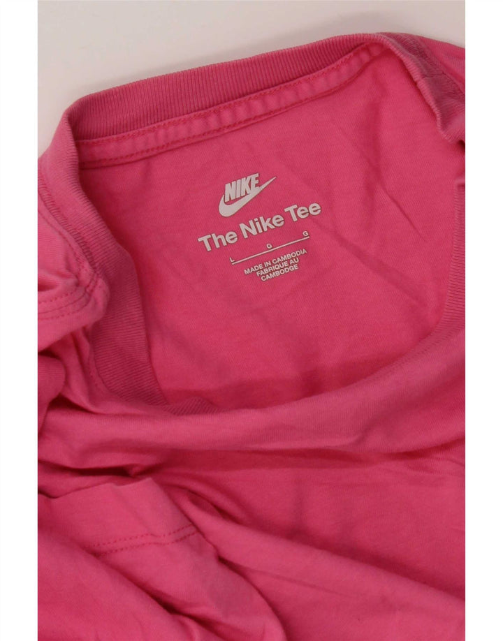 T-shirt damski Nike Top UK 16, duży, różowy