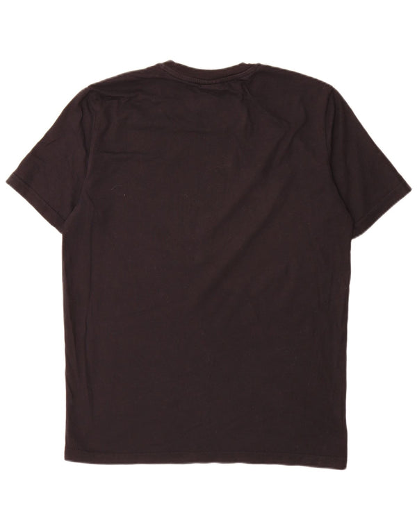 Męski T-shirt Champion z grafiką, mały, czarny, bawełniany