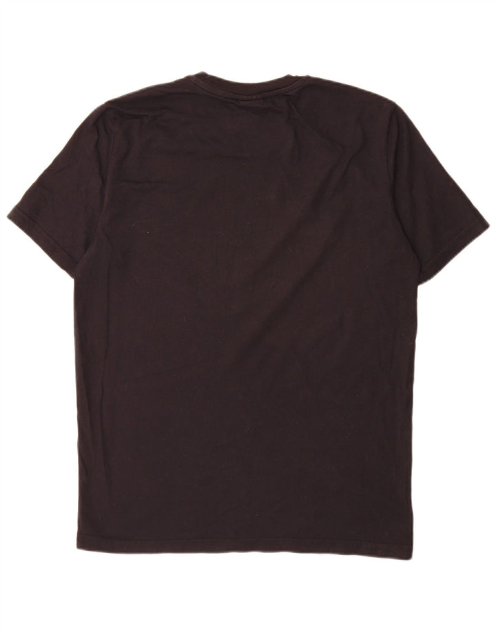 Męski T-shirt Champion z grafiką, mały, czarny, bawełniany