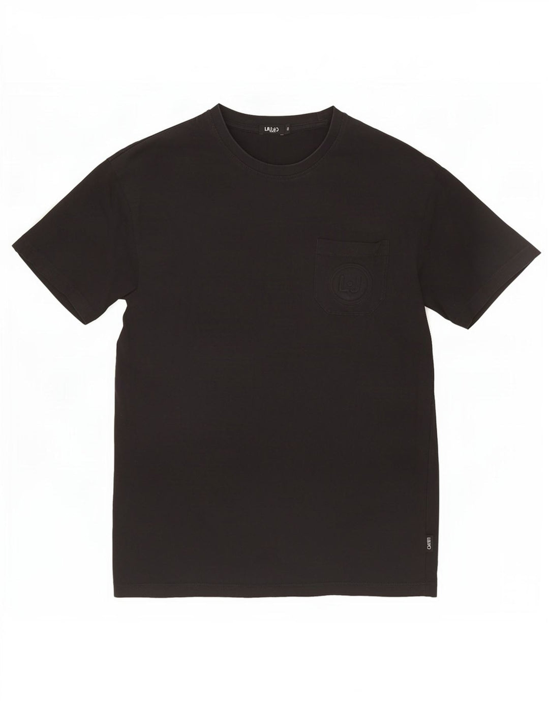 T-shirt męski Liu Jo, mały, czarny, bawełniany
