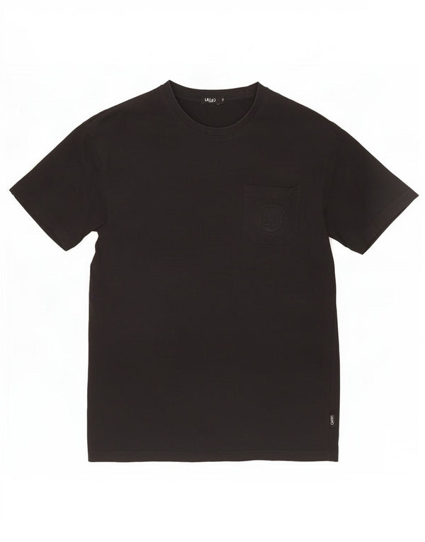 T-shirt męski Liu Jo, mały, czarny, bawełniany