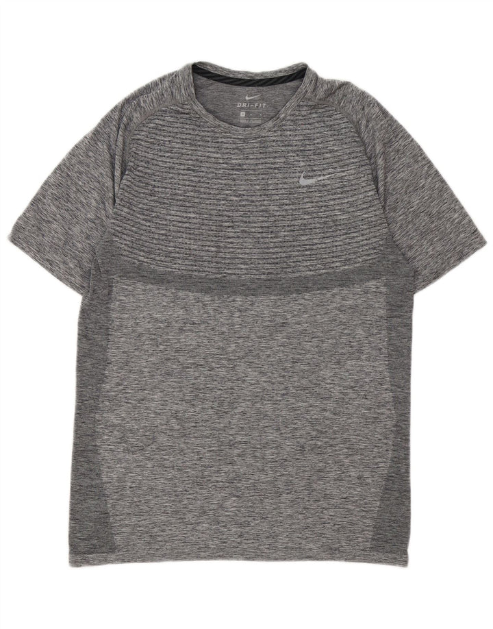 T-shirt damski Nike Dri Fit Top UK 14 Średni szary nakrapiany
