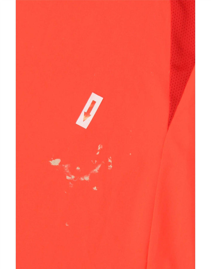 Męska koszulka z grafiką Nike Top, średnia, pomarańczowa, blok kolorów, poliester