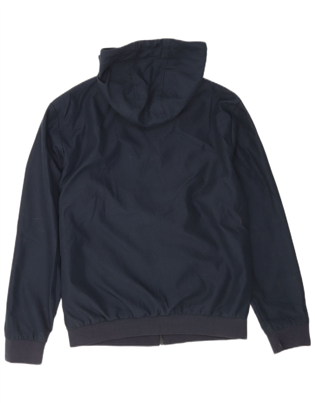 Męska kurtka bomberka z kapturem Jack & Jones UK 40, duża granatowa, poliestrowa