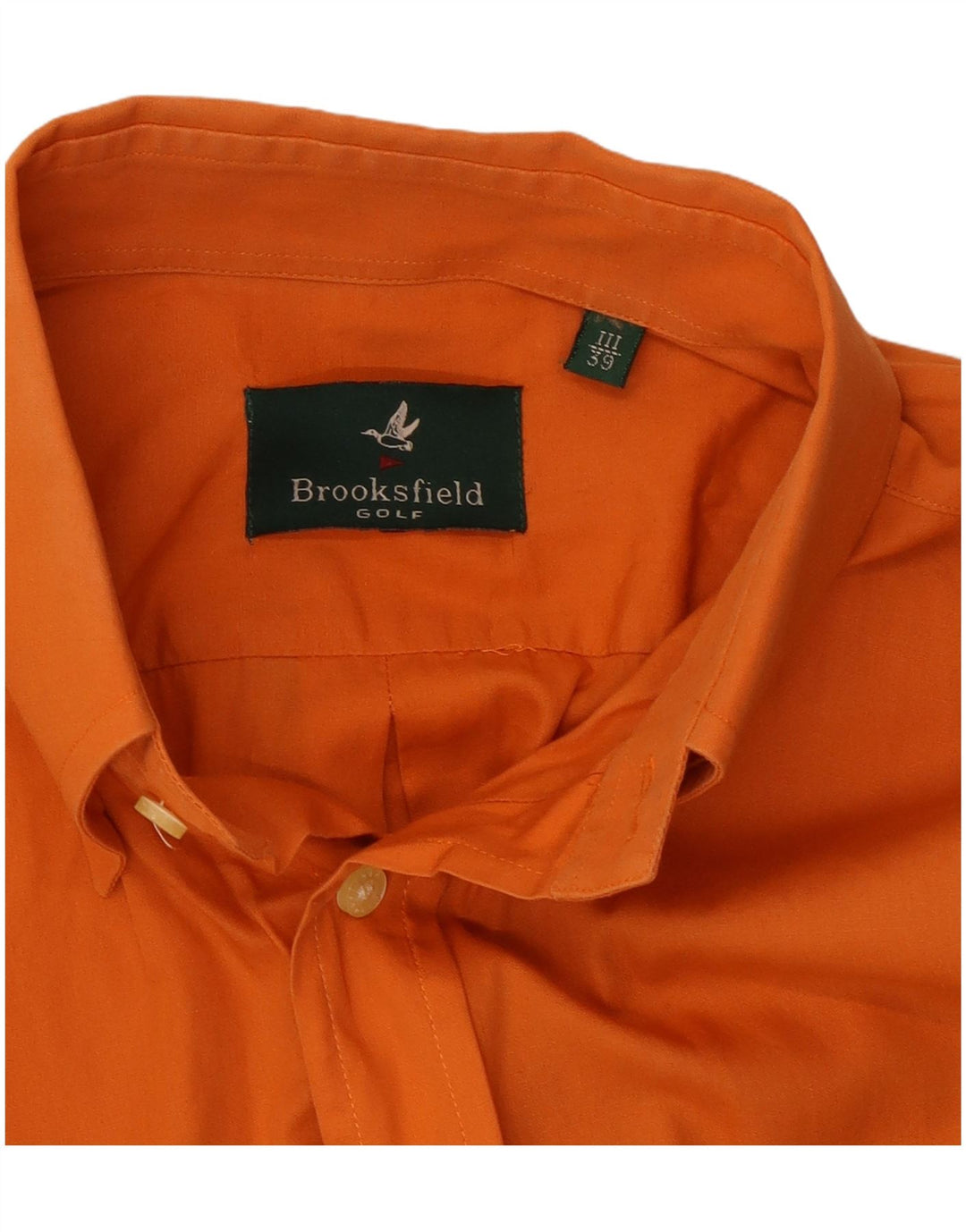 Koszula męska Brooksfield, rozmiar 39, średnia, pomarańczowa bawełna