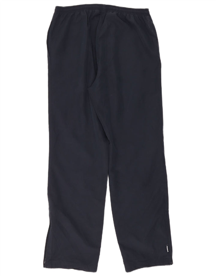 Damskie spodnie dresowe Reebok UK 14, duże, granatowe, poliestrowe