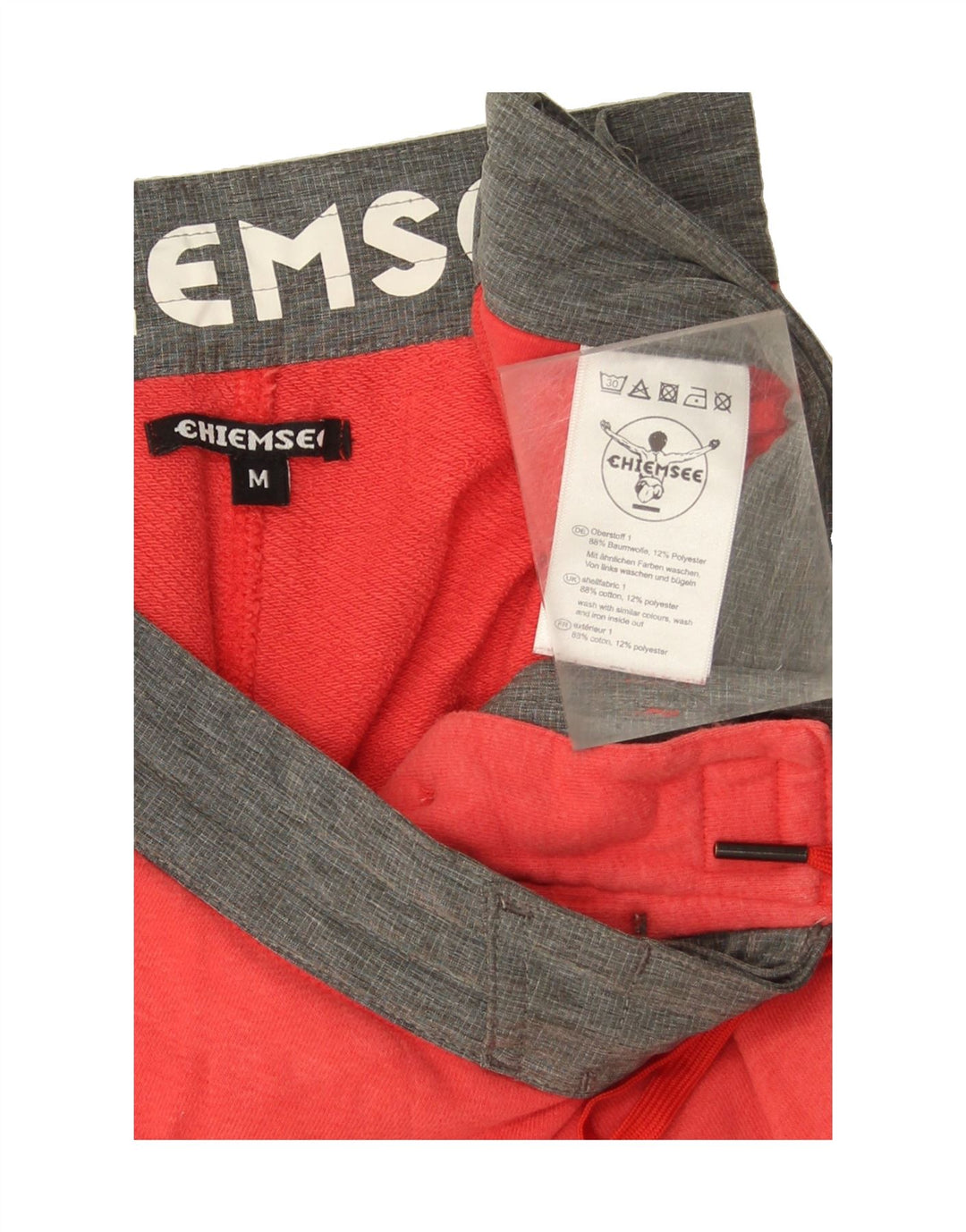 CHIEMSEE Mens Swimming Shorts Medium Red Cotton Vintage Chiemsee and Second-Hand Chiemsee from Messina Hembry 