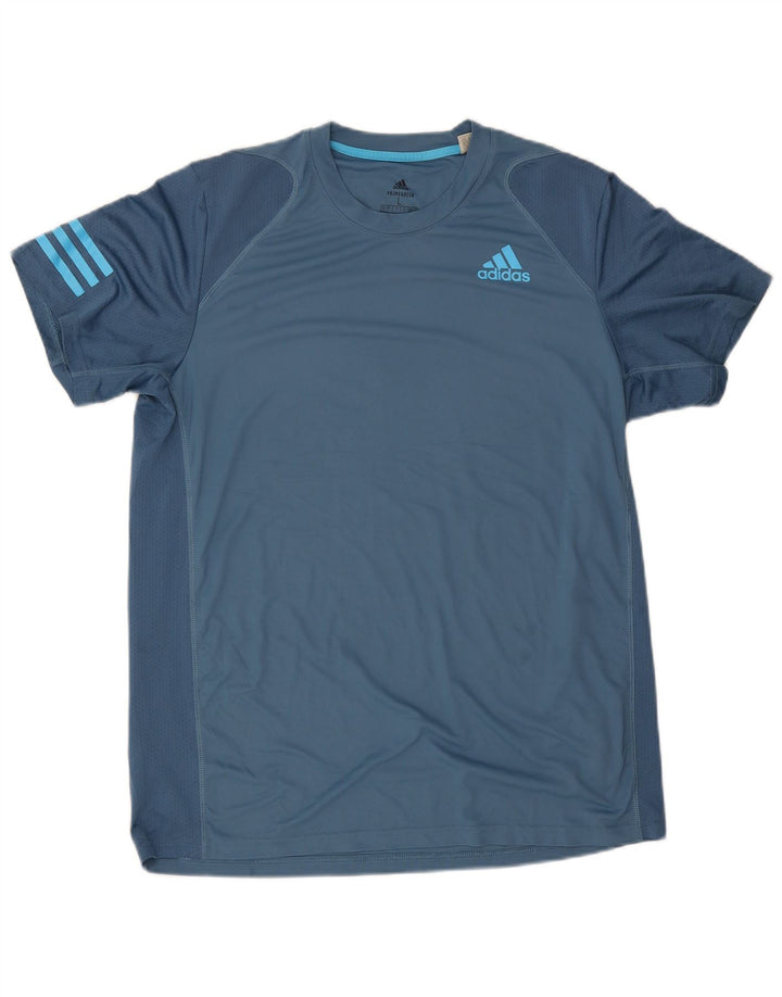 Męska koszulka Adidas Aeroready Top, duża, niebieska, z poliestru