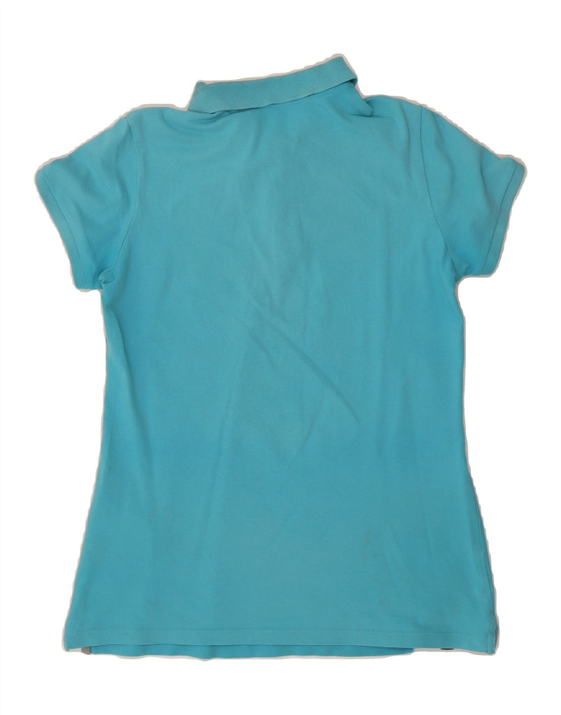 NIKE Womens Polo Shirt UK 14 Large Blue Cotton Vintage Nike and Second-Hand Nike from Messina Hembry 