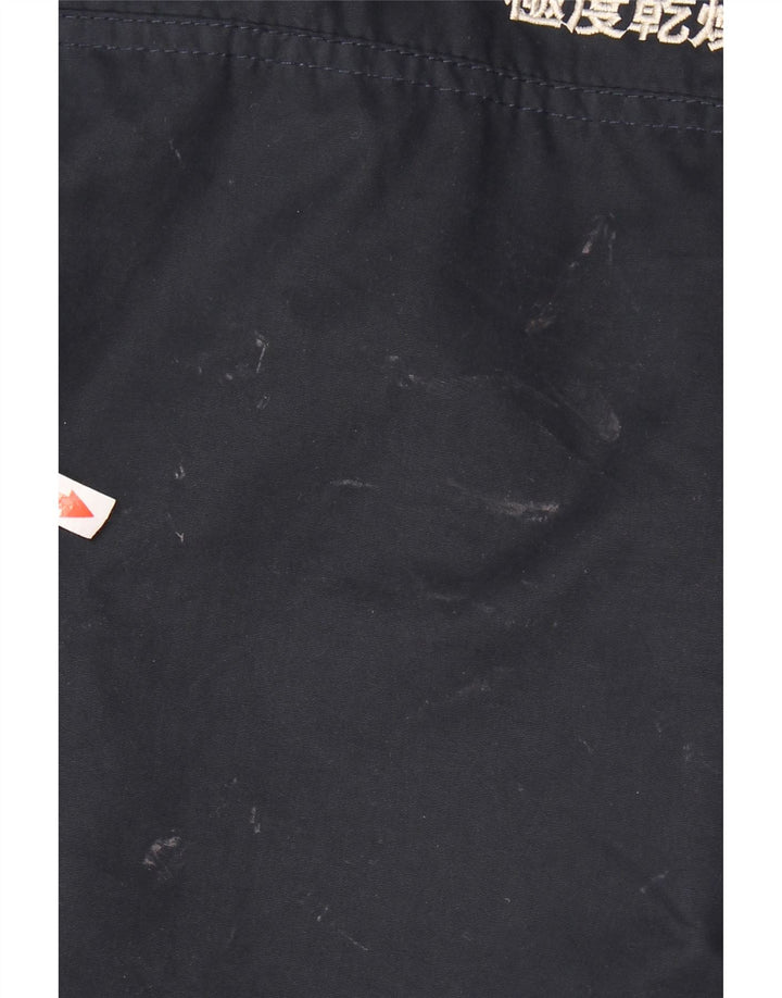 Męska kurtka Superdry Sherpa Parka z kapturem UK 38, średni granatowy poliester