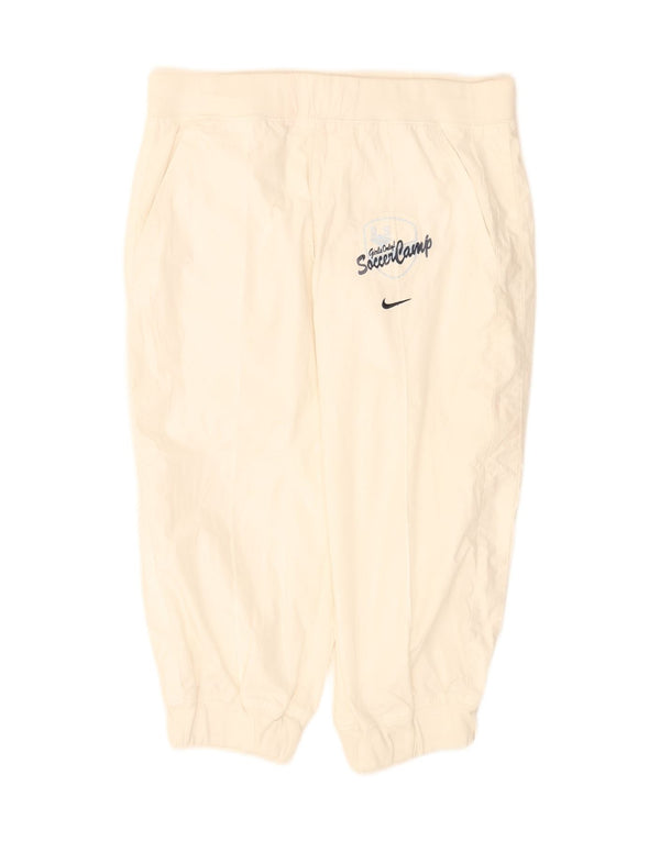 Spodnie chłopięce Nike Graphic Capri Dresowe Joggery 13-14 lat XL Białe