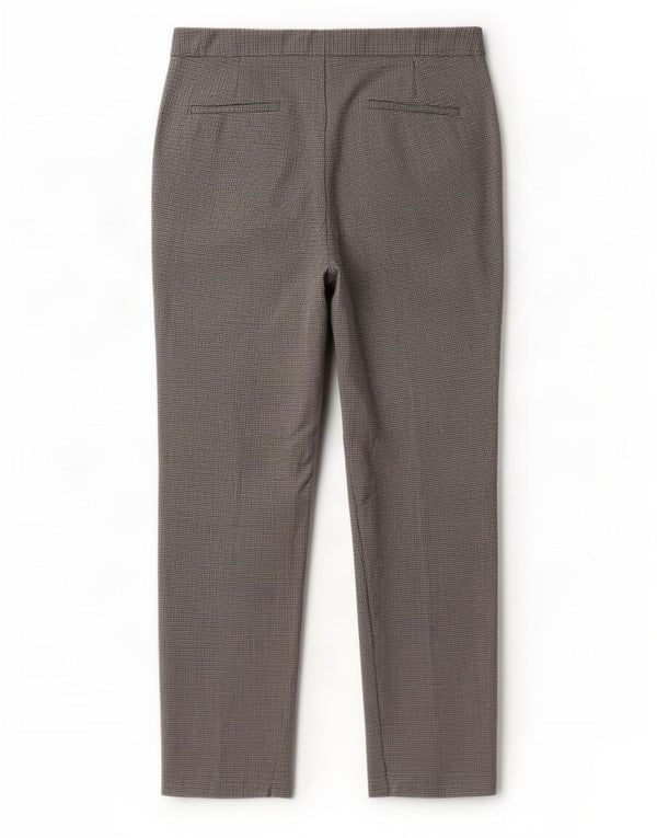 Spodnie chino damskie Zara Crop Slim EU 38 Small W28 L26 Szara pepitka