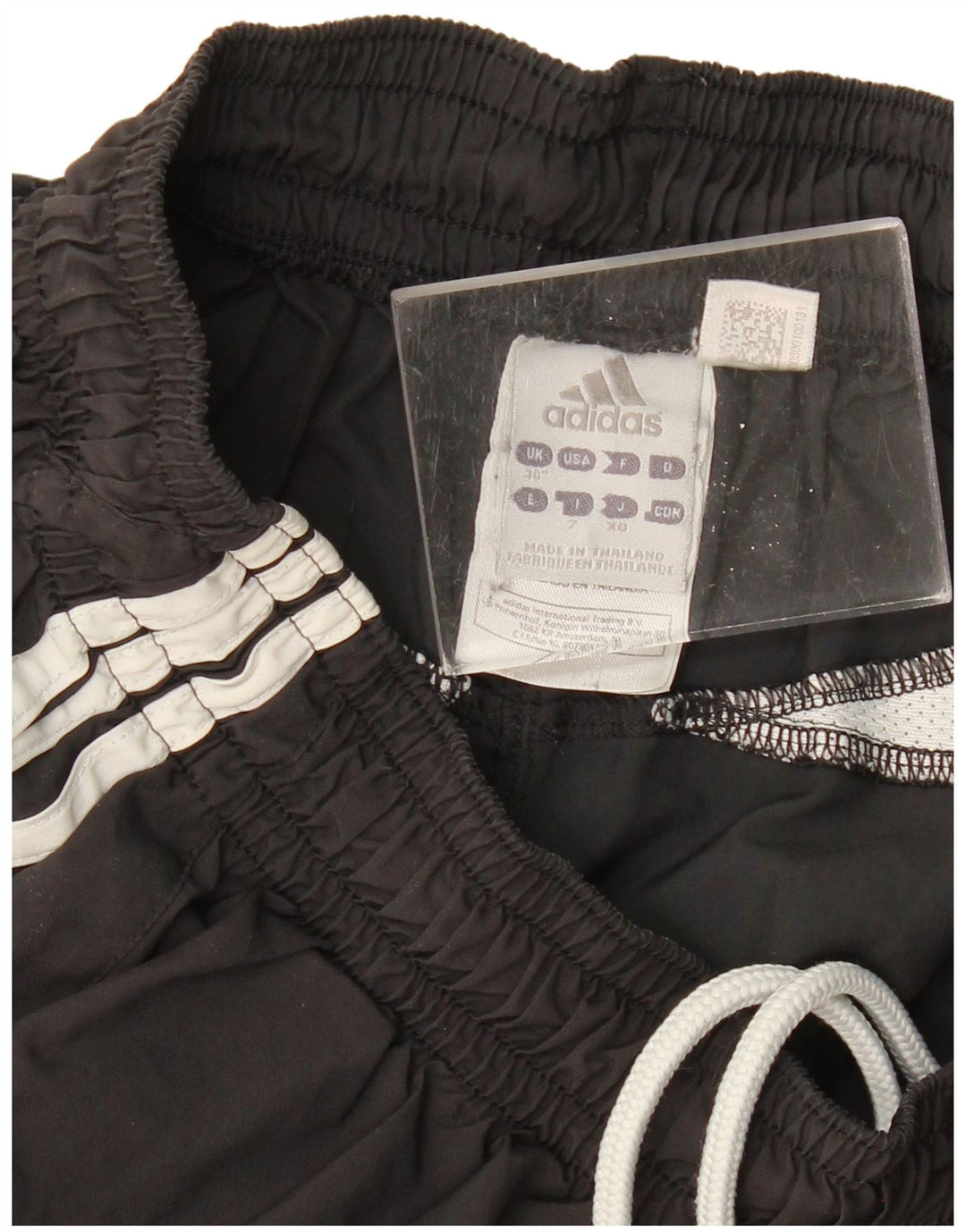 Męskie spodenki sportowe ADIDAS Climacool UK 36, małe, czarne, z blokami kolorów