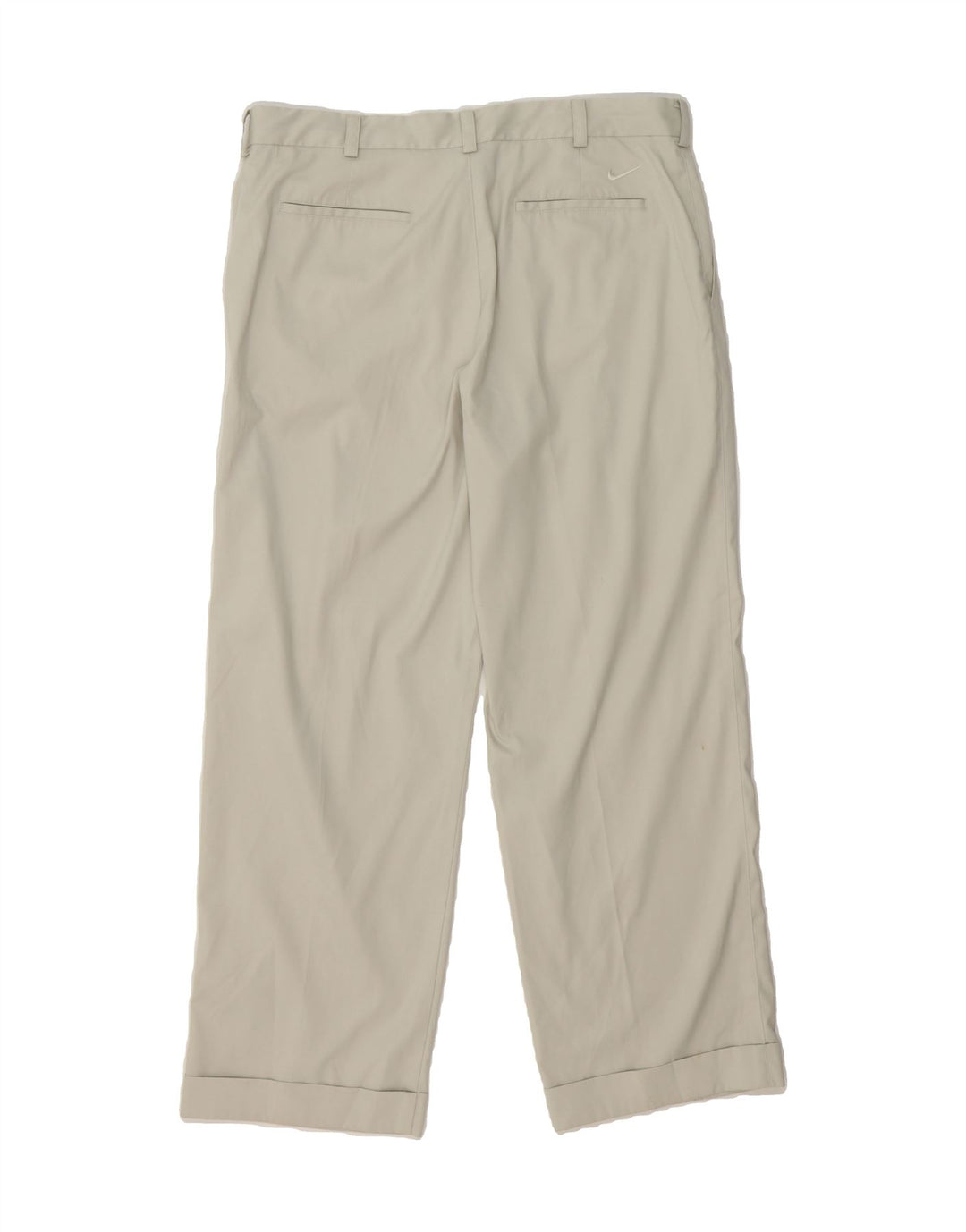 NIKE Mens Dri Fit Straight Chino Trousers W36 L30 Off White Polyester Vintage Nike and Second-Hand Nike from Messina Hembry 