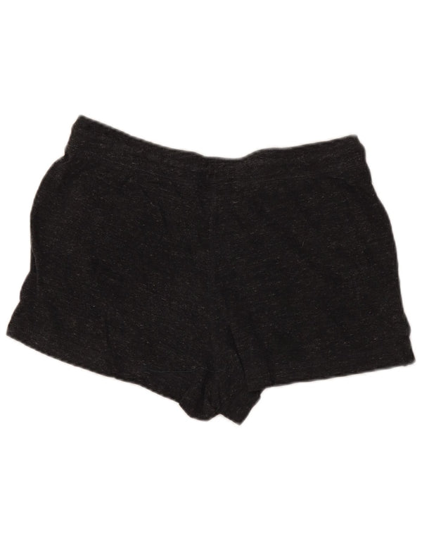 NIKE Womens Sport Shorts UK 16 Large  Grey Cotton