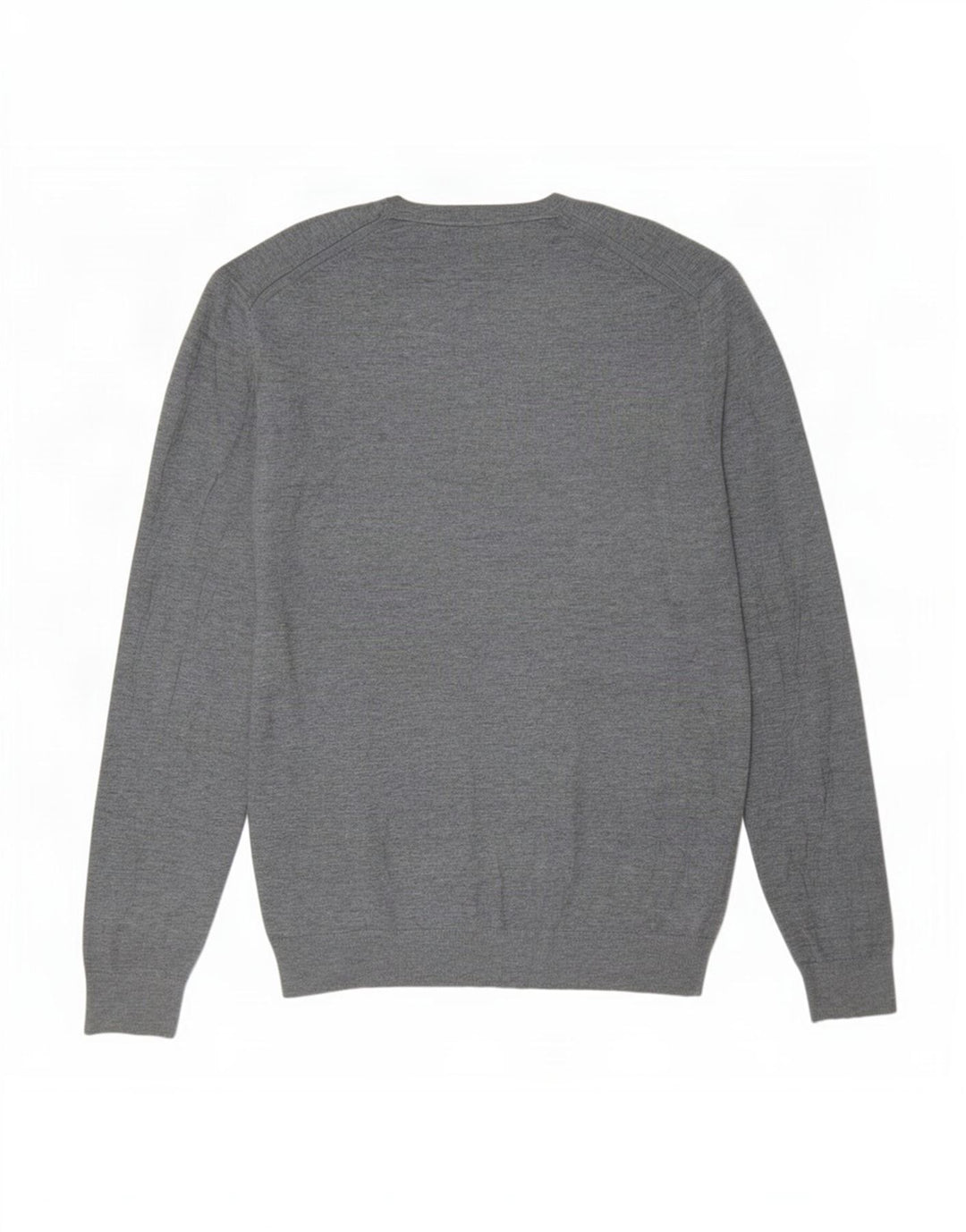 Męski sweter z okrągłym dekoltem Zara, duży, szary