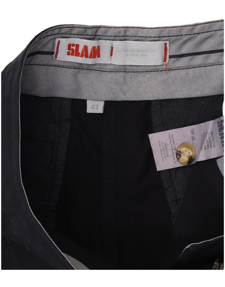 Damskie spodenki Chino Slam IT 42 Medium W32 Granatowa bawełna