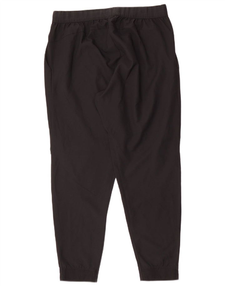 Męskie spodnie dresowe Nike Dri Fit, duże, czarne, poliestrowe