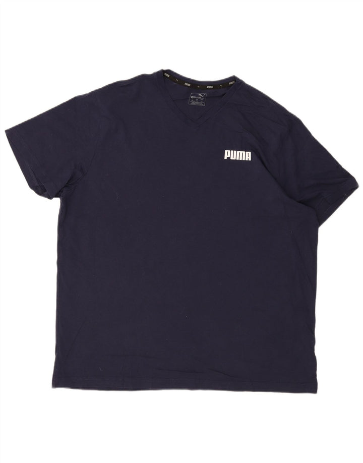 Męski T-shirt PUMA Top 2XL Granatowy